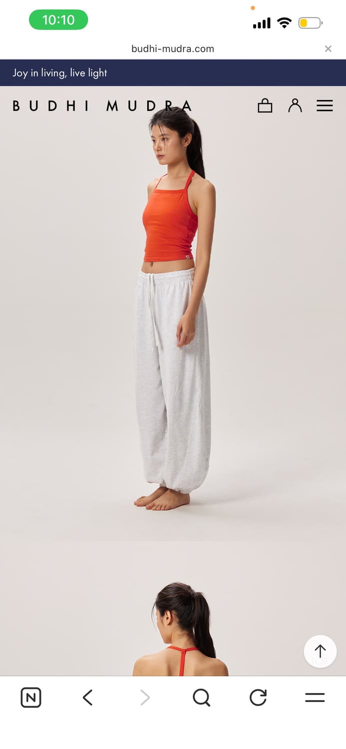 부디무드라 Diagonal jogger pants 상품이미지2