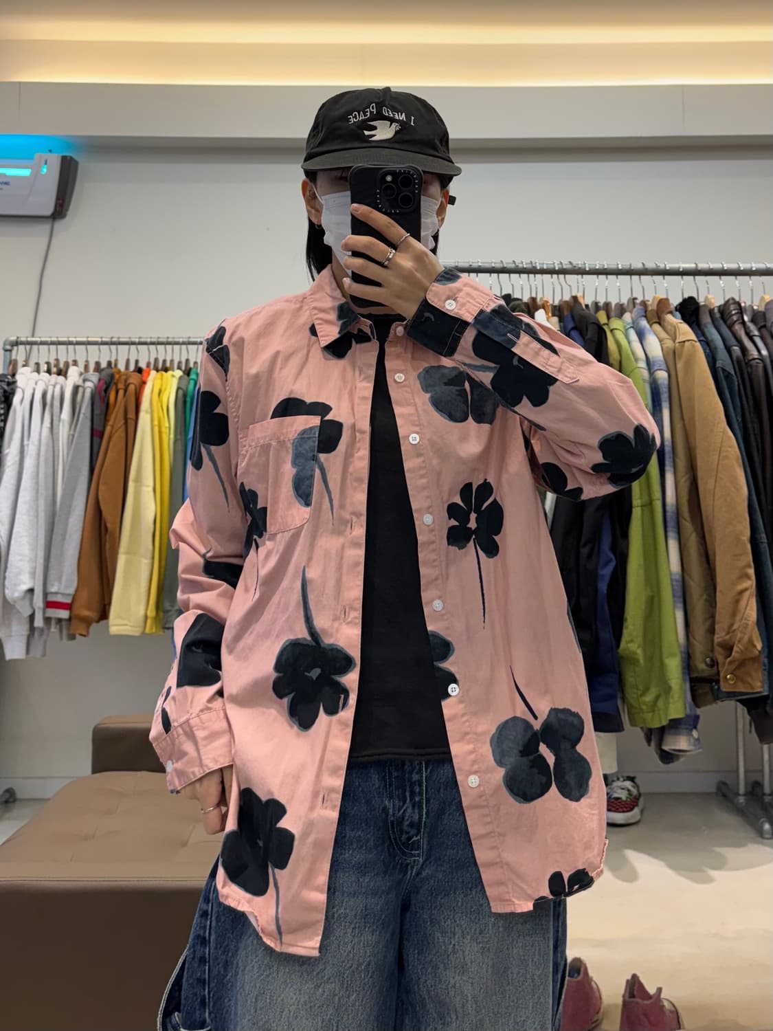 스투시 워터 컬러 플라워 셔츠 상품이미지8