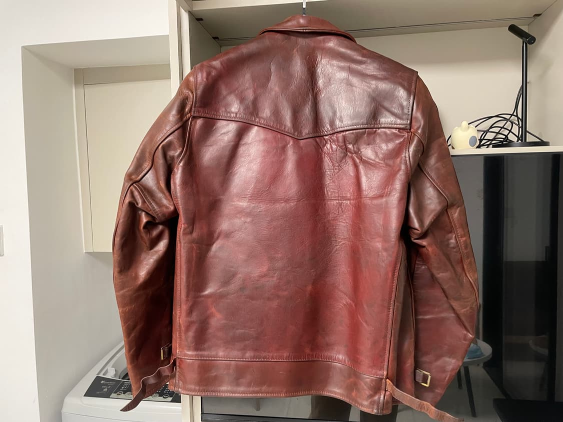 에어로레더 하이웨이맨 40 버건디 크롬악셀 상품이미지3