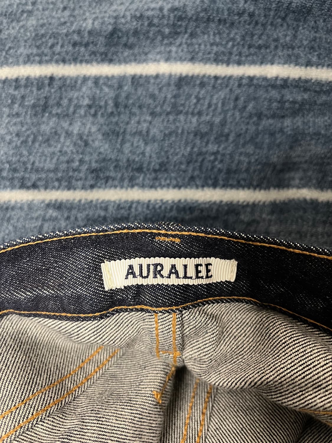 [AURALEE]HARD TWIST DENIM 5PPANTS_INDIGO 상품이미지8
