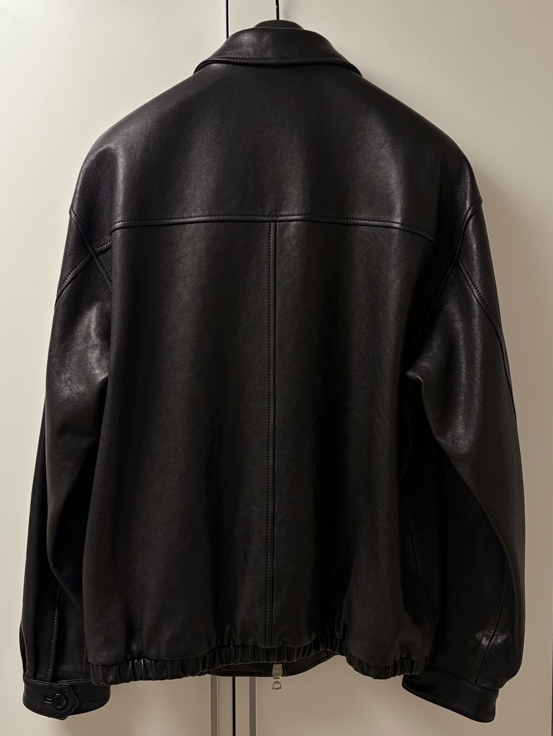 [2] 스테디에브리웨어 SEW 레더 블루종 상품이미지2