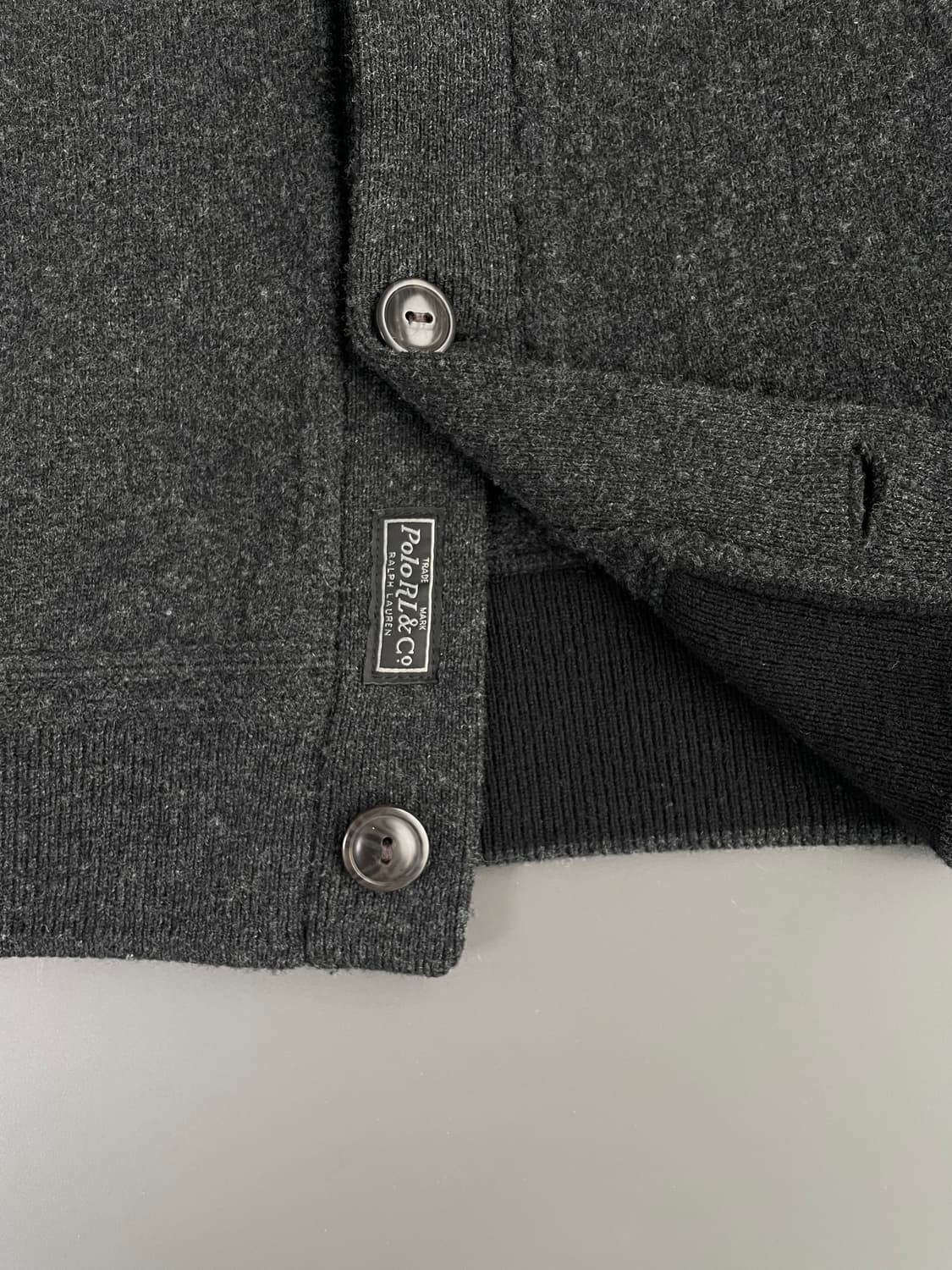 [XL] 폴로 랄프로렌 메리노 울 숄카라 가디건 상품이미지8