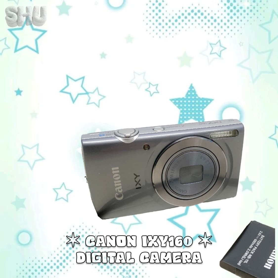 캐논 익시 IXY 160 (익서스 165) 빈티지 디카 차콜 상품이미지6