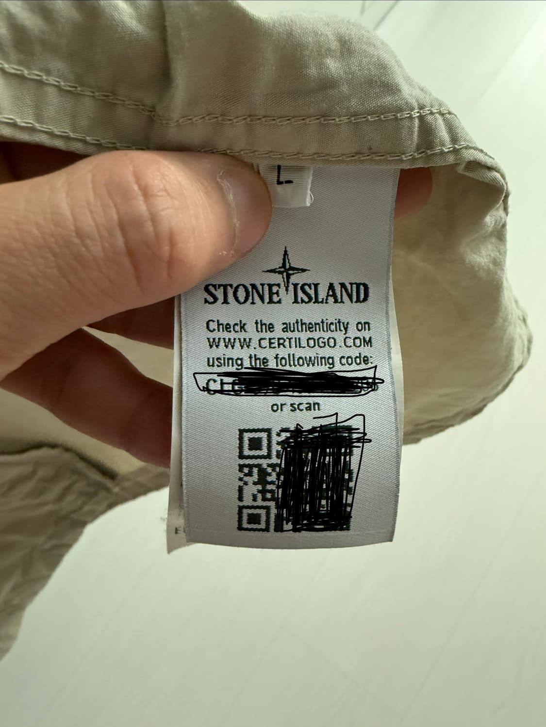 스톤아일랜드 고스트피스 오버셔츠 L 상품이미지4