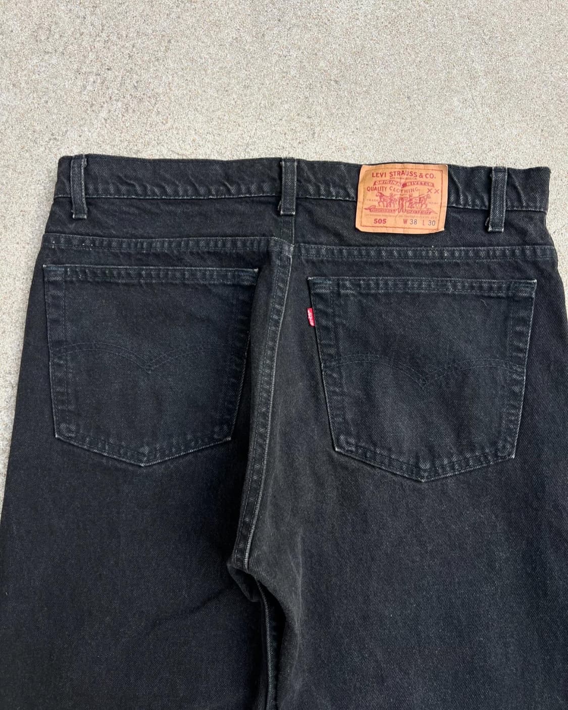 (36)90s 리바이스 505 블랙진 /384 상품이미지3