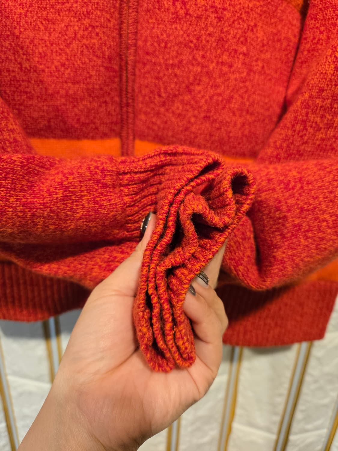 르꼬끄 남성 오리털 니트패딩 점퍼 골프패딩 105 상품이미지4