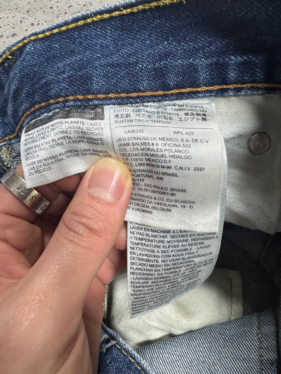 ✨ (바배) 리바이스 505 데님 팬츠 상품이미지5