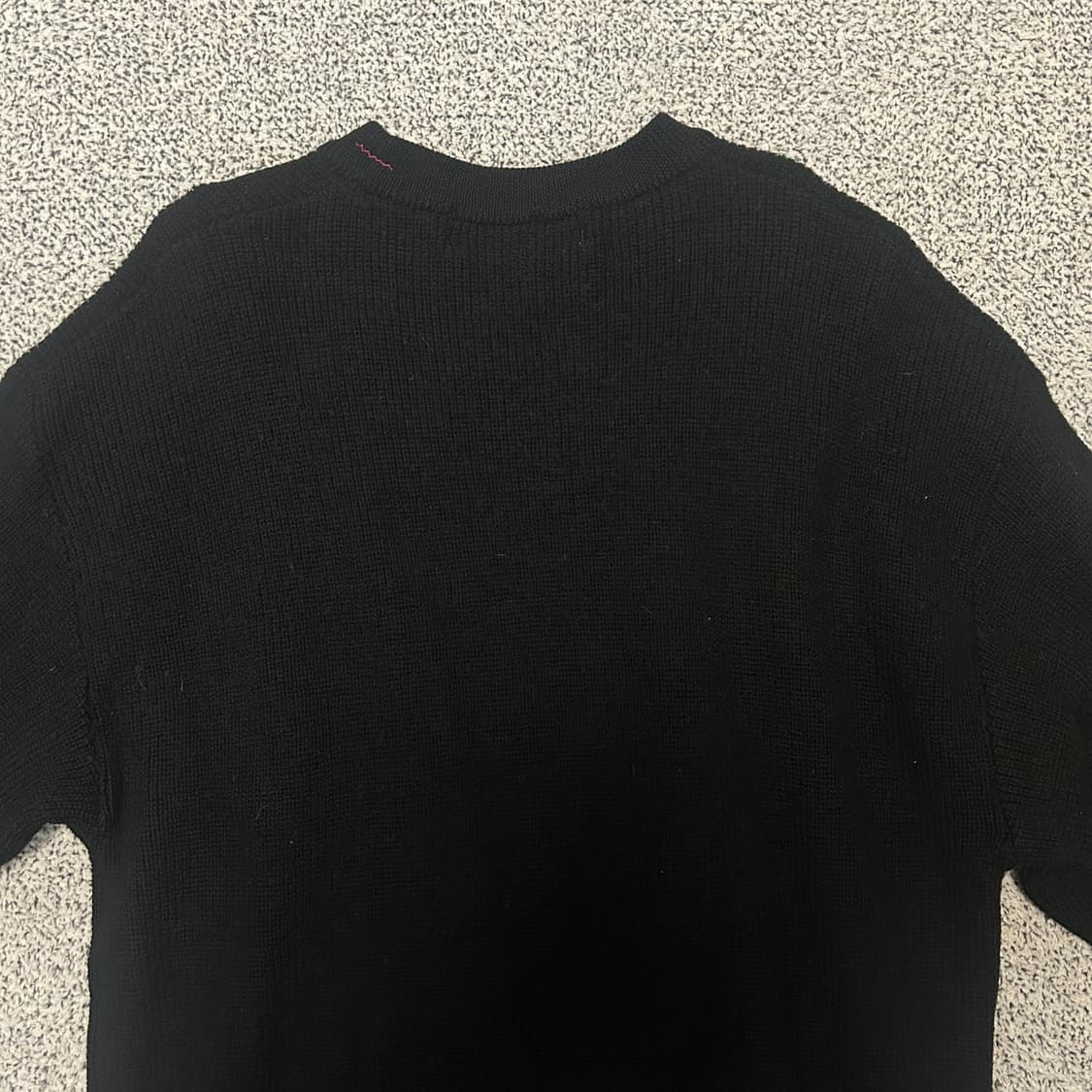 Best Company Pink Logo Black Knit. 상품이미지3