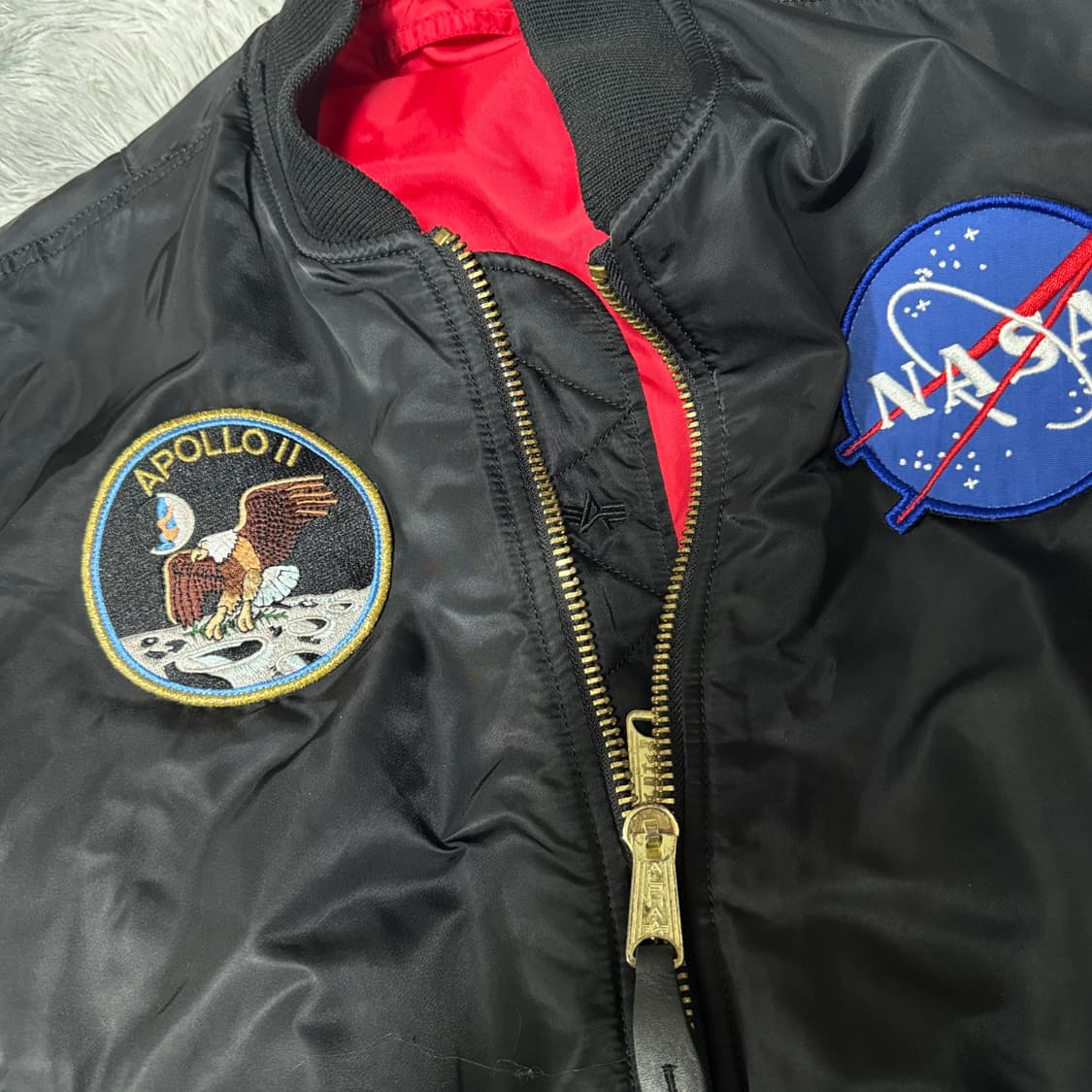 알파인더스트리 나사 Ma-1 M사이즈 상품이미지6