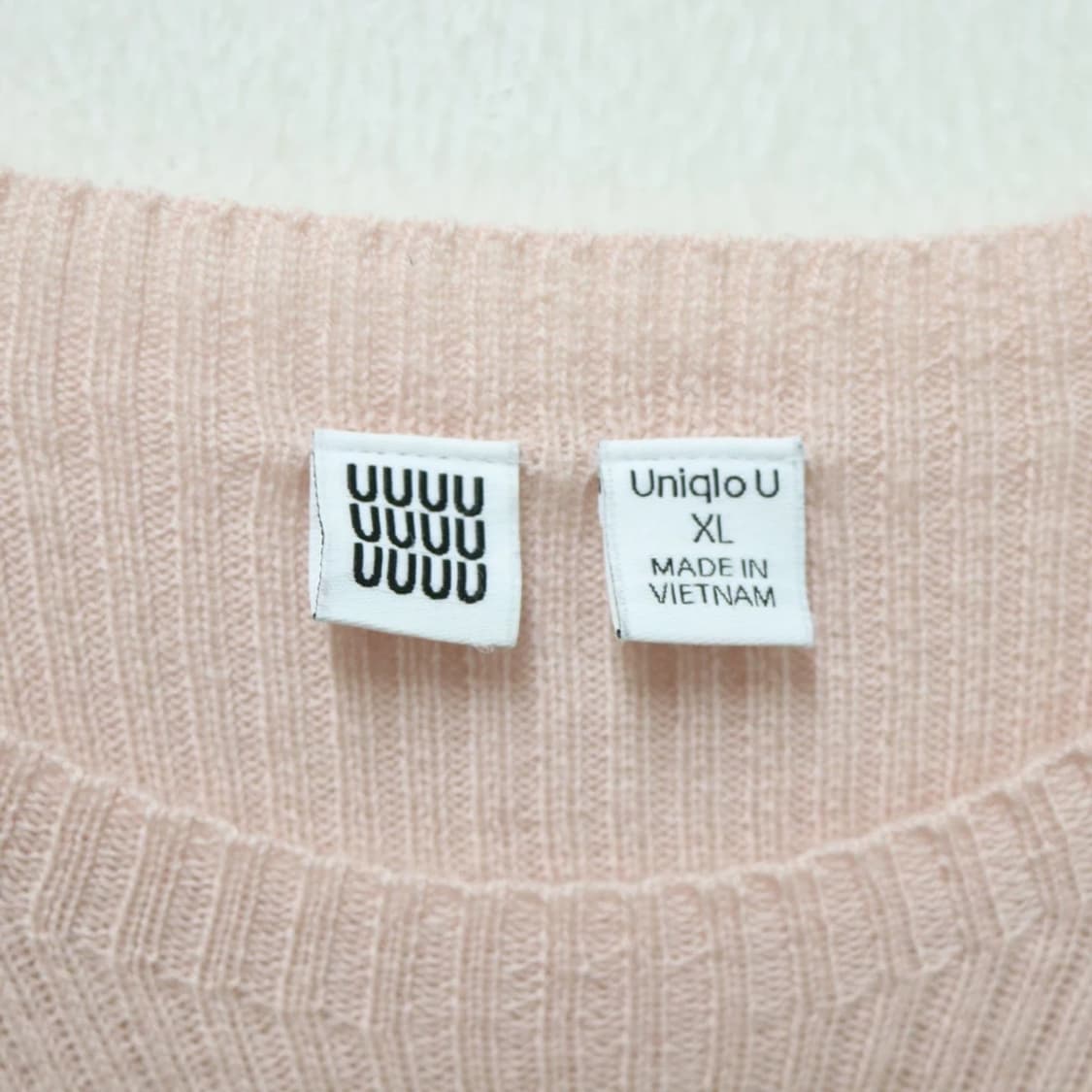 유니클로 핑크  울 래글런 니트 61106 상품이미지9