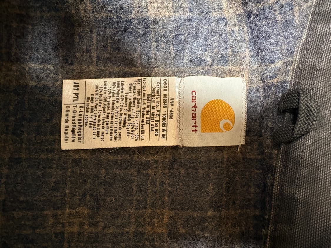 칼하트 J97 PTL (그레이) XL 상품이미지3