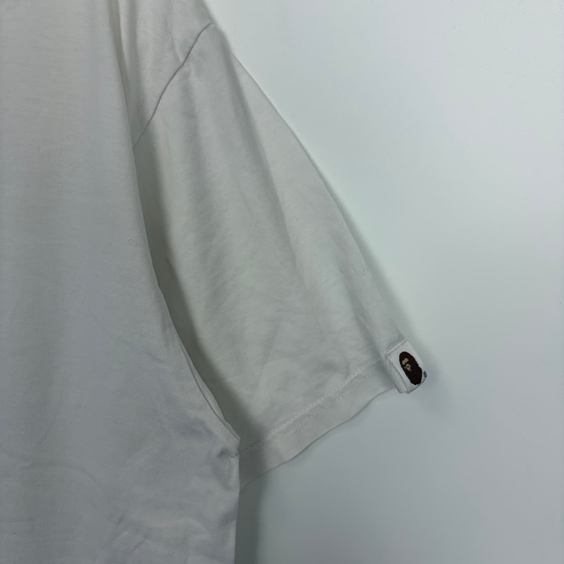 베이프 스타 프린팅 브이넥 반팔 티셔츠 상품이미지5