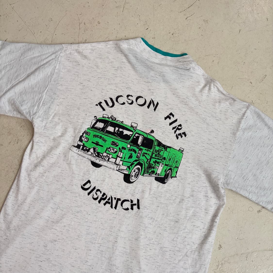 90s USA Tucson Fire Dispatch 빈티지 반팔티 L 상품이미지8