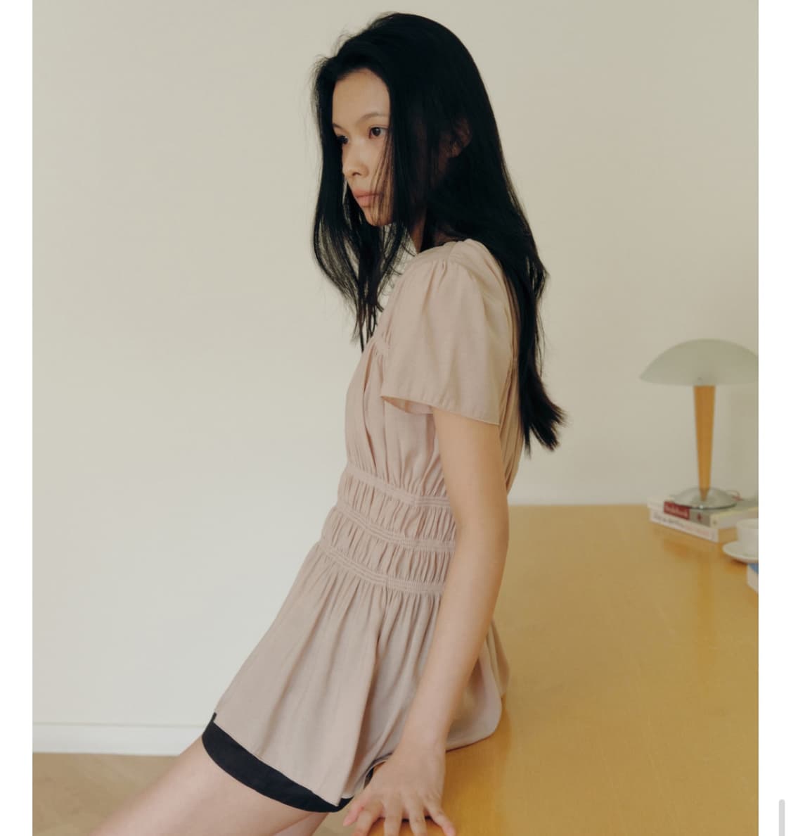 Yuje 셔링 블라우스 상품이미지3