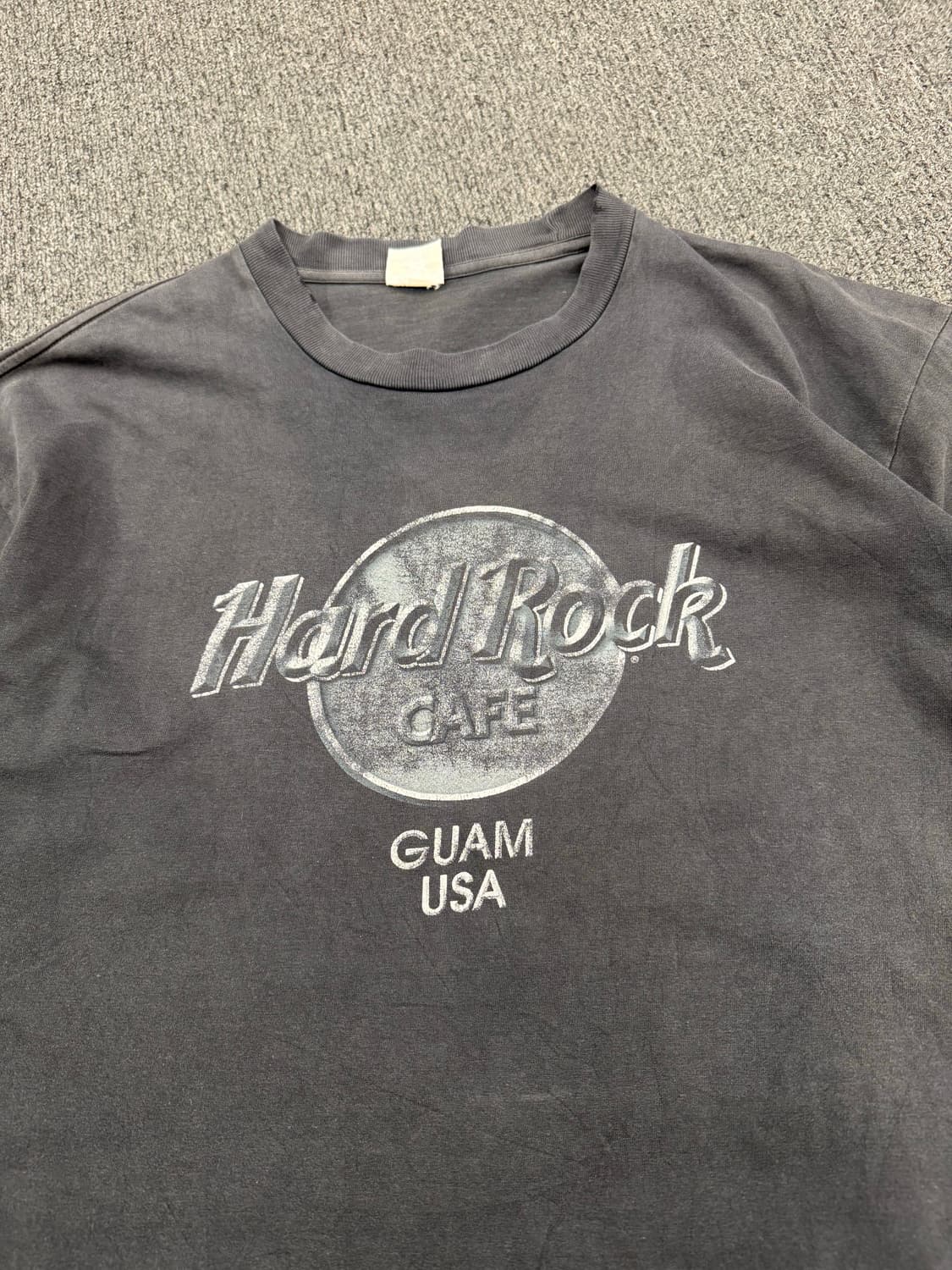 OS)하드락 빈티지 로고 프린팅 반팔 티셔츠 상품이미지2