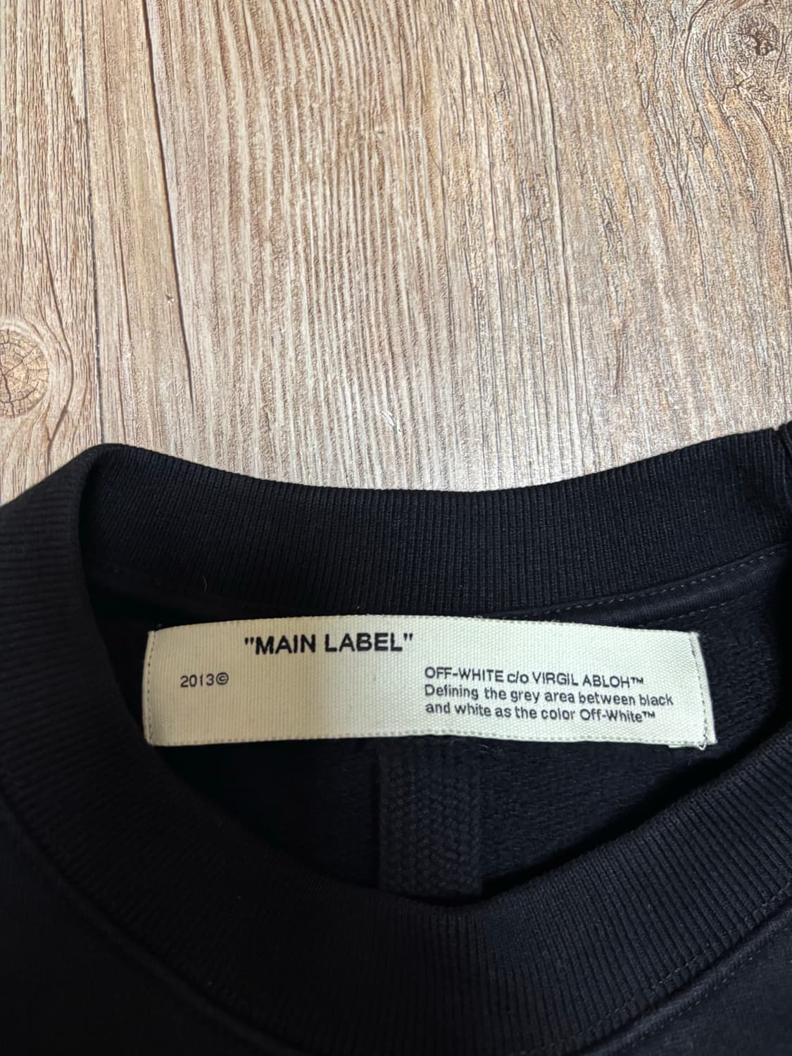 오프화이트 워터폴 애로우 맨투맨 M 상품이미지4