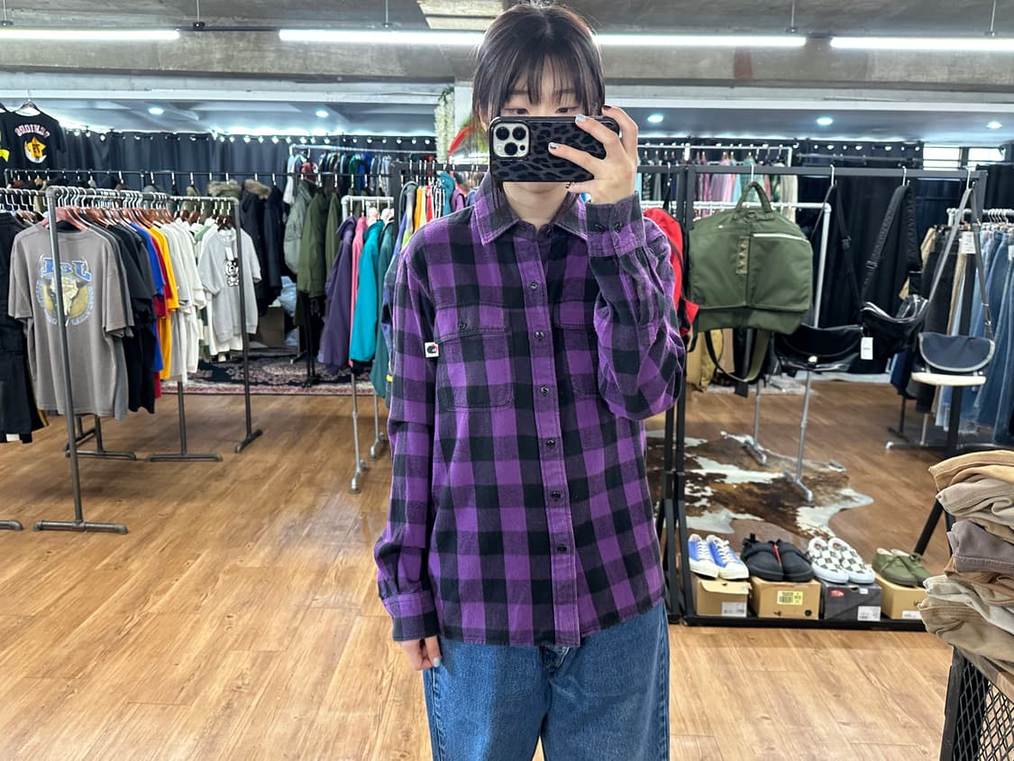 베이프 파이렛츠 플란넬 체크셔츠 상품이미지1