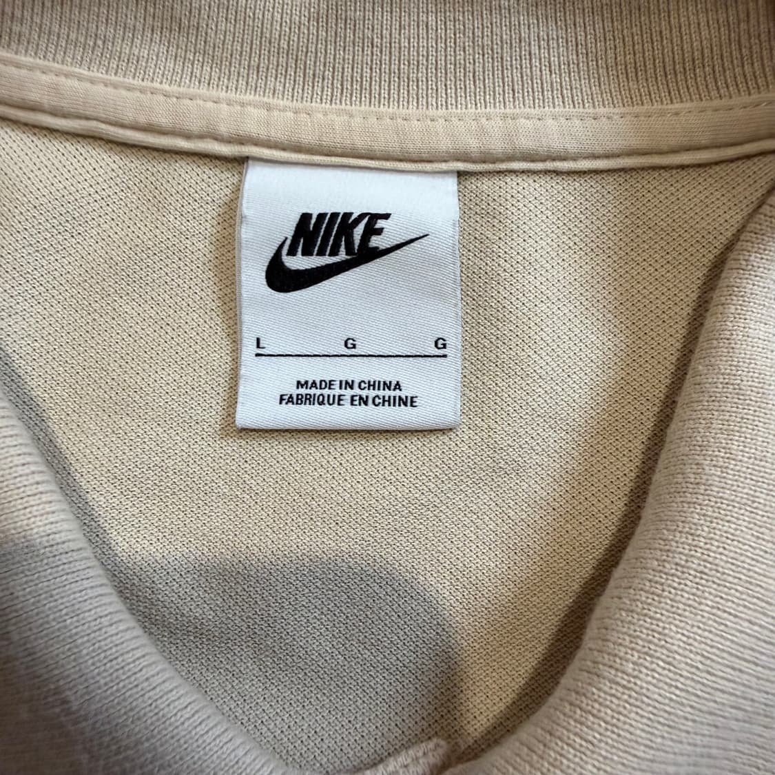 Nike 베이지 폴로 반팔 카라티 상품이미지2