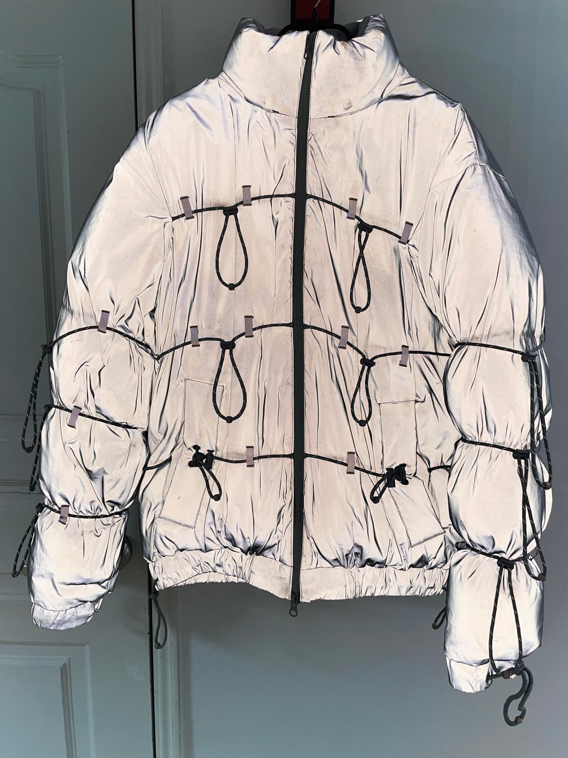 파프 paf 포스트 아카이브 팩션 리플렉티브 패딩 그레이 L 상품이미지4