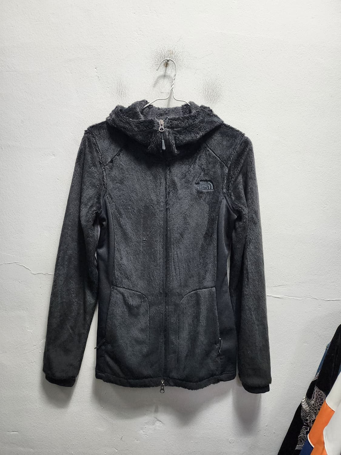 노스페이스 플리스 후드집업 블랙 상품이미지1