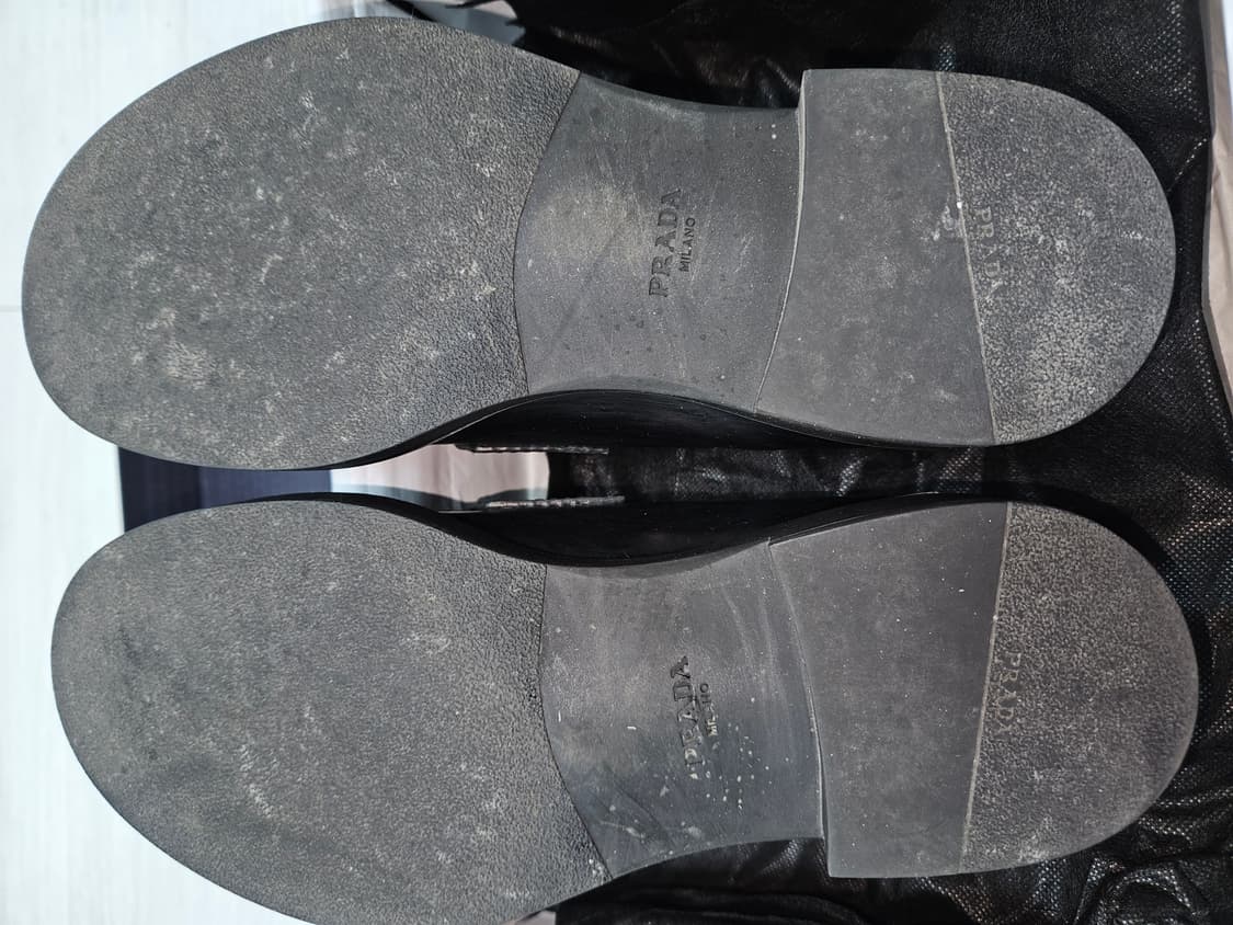 프라다 초콜릿 브러시드 가죽 로퍼 상품이미지3