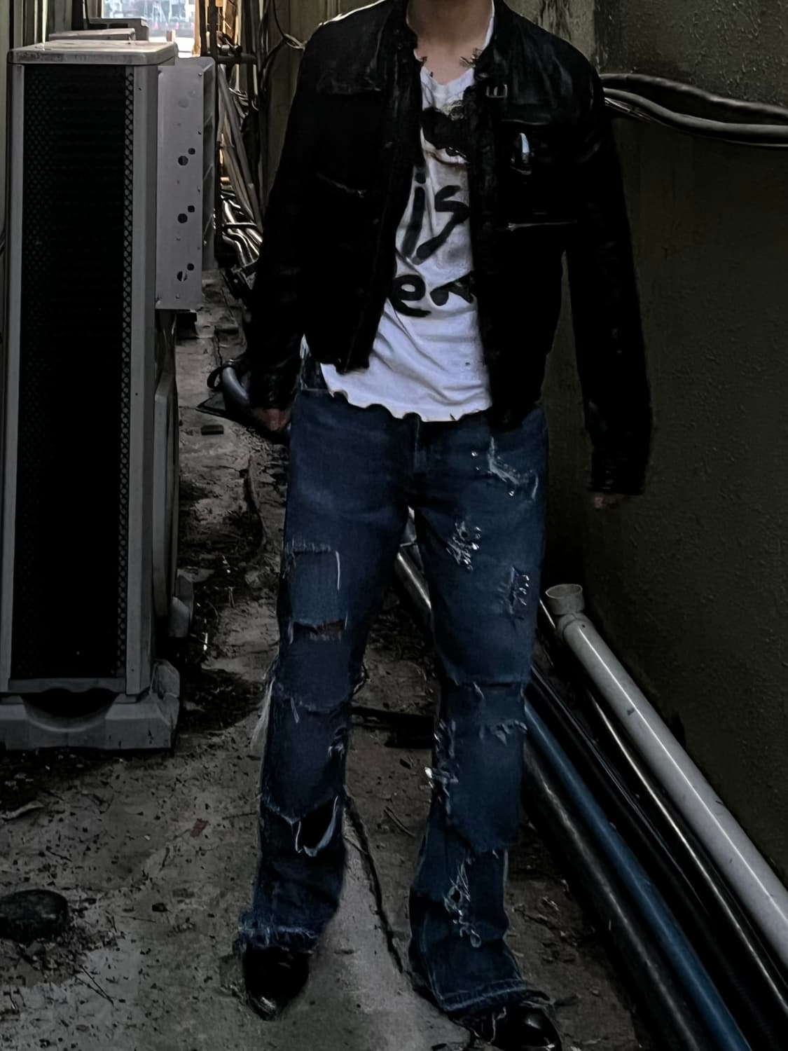 양가죽 라이더 자켓 상품이미지2