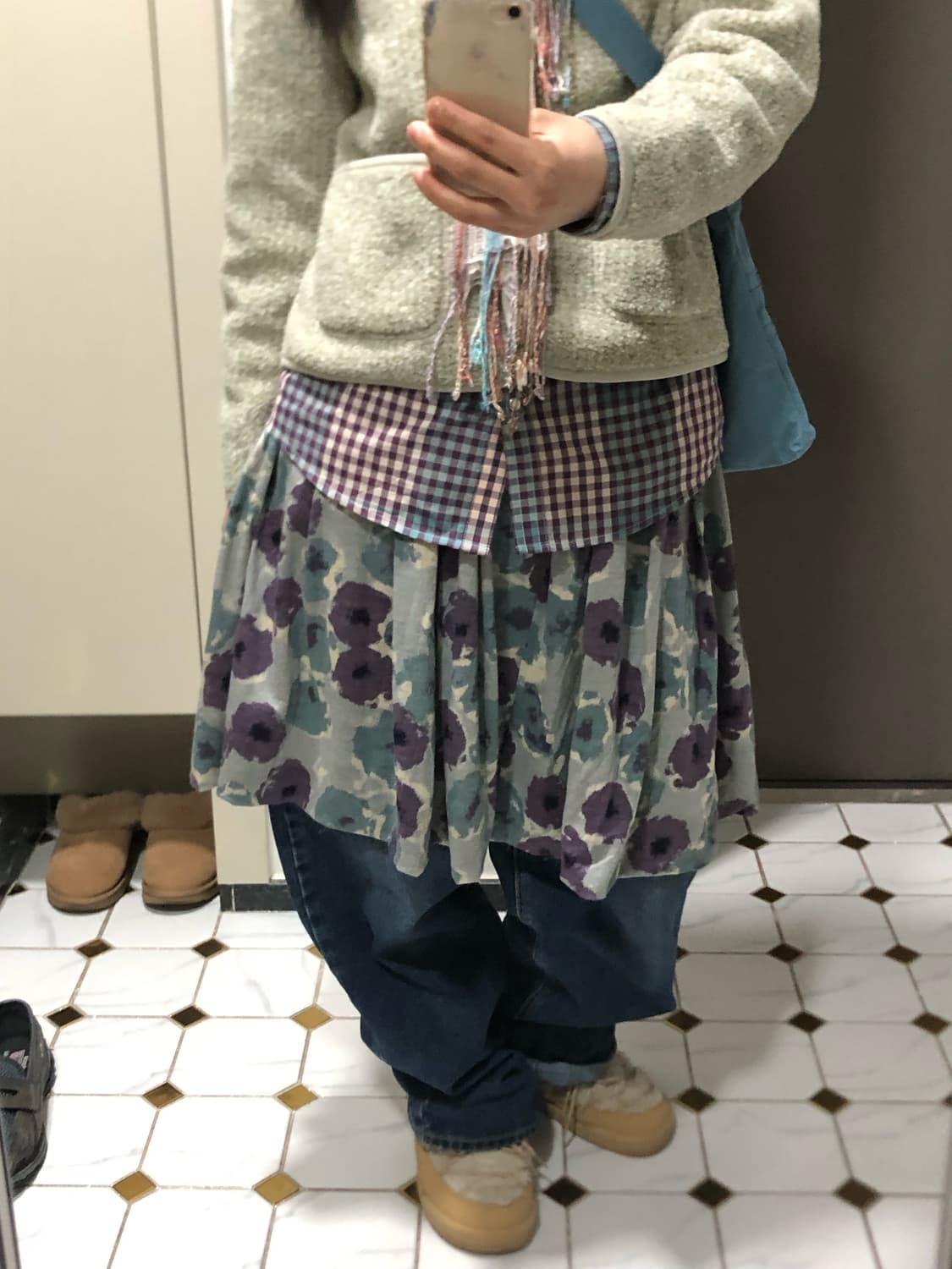 빈티지 플라워 스커트 상품이미지3