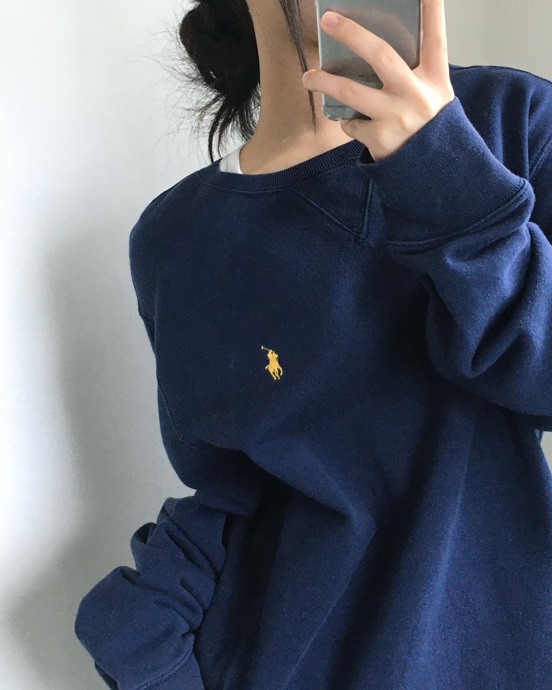 Polo 폴로 랄프로렌 리버스위브 네이비 맨투맨 상품이미지2