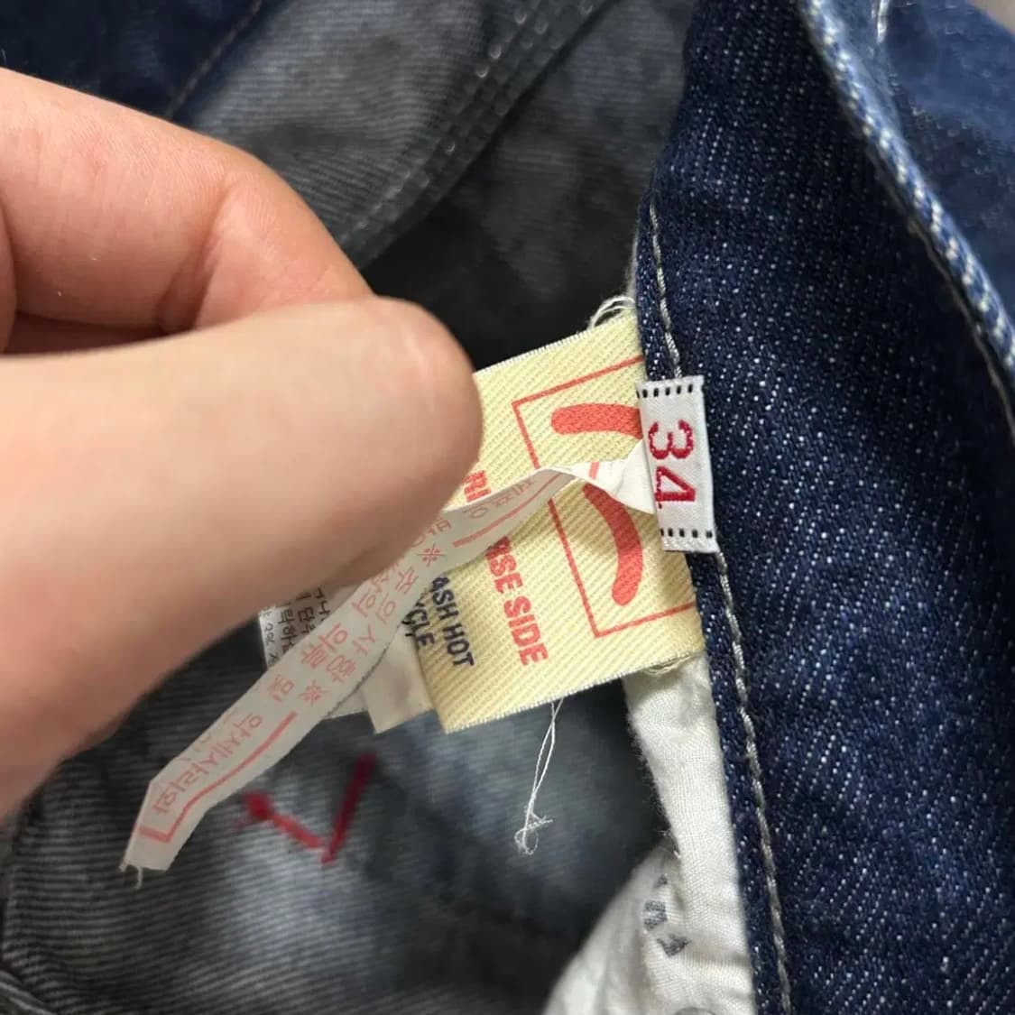 에비수 카펜터 데님 쇼츠 반바지(34) 상품이미지5