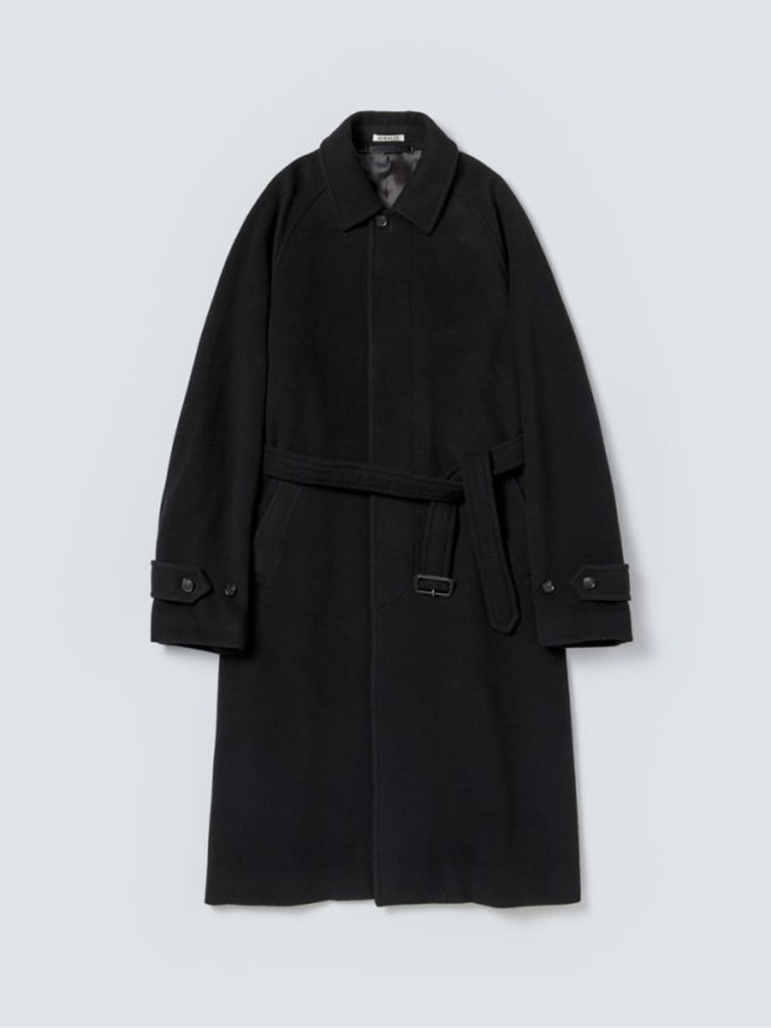 (급처)오라리 캐시미어 울 모저코트 Black 3size 상품이미지1