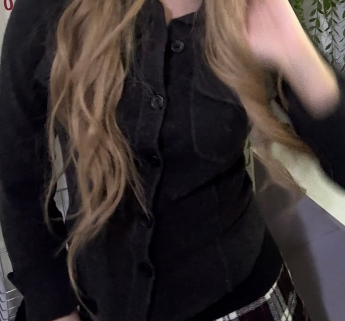 코이세이오 깔) 빈티지 차콜 컬러 버튼 다운 셔츠 상품이미지6