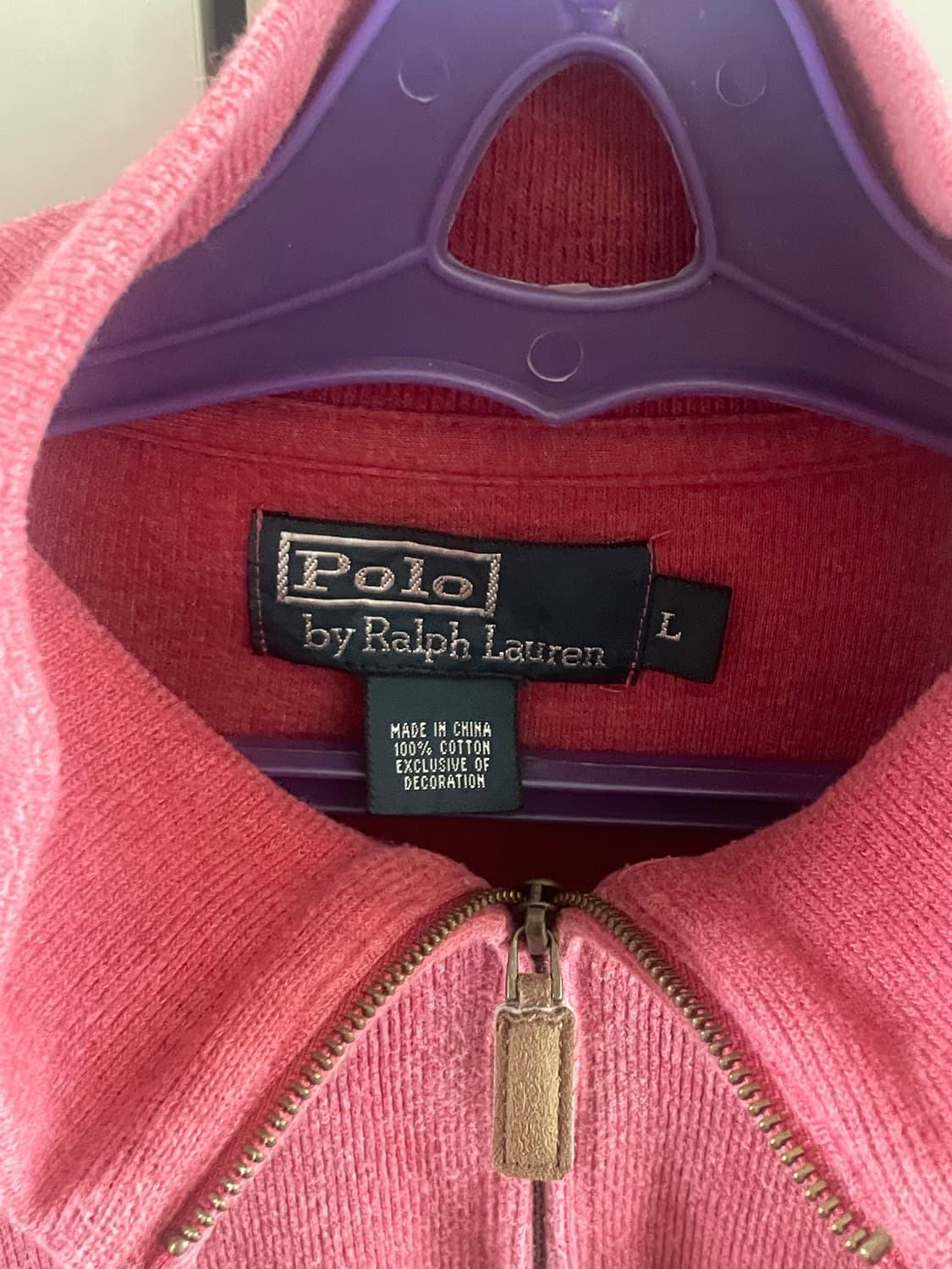 폴로 랄프 로렌 반 집업 상품이미지4