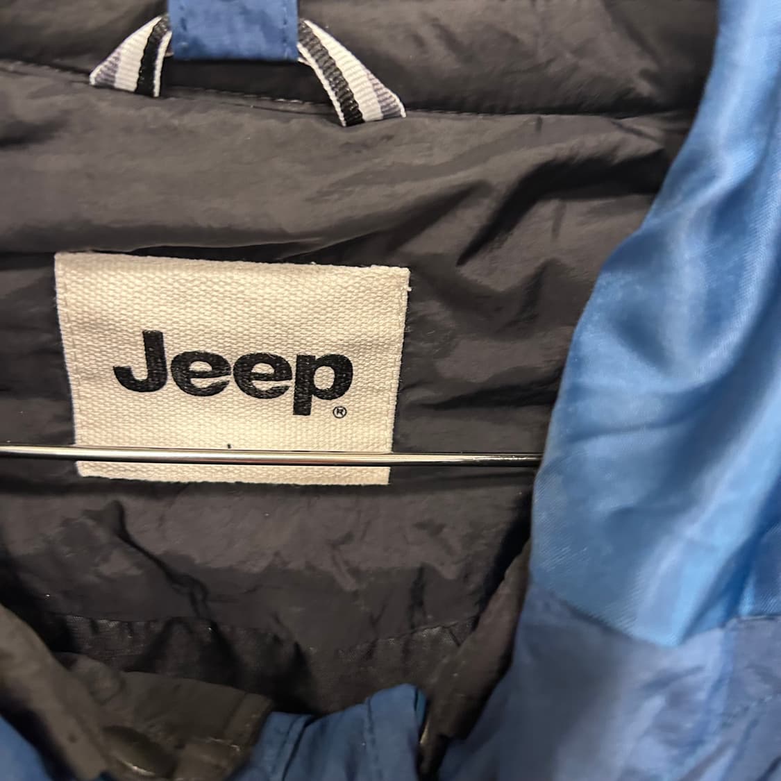 지프 스몰로고 이너패딩 후드 바람막이 상품이미지3