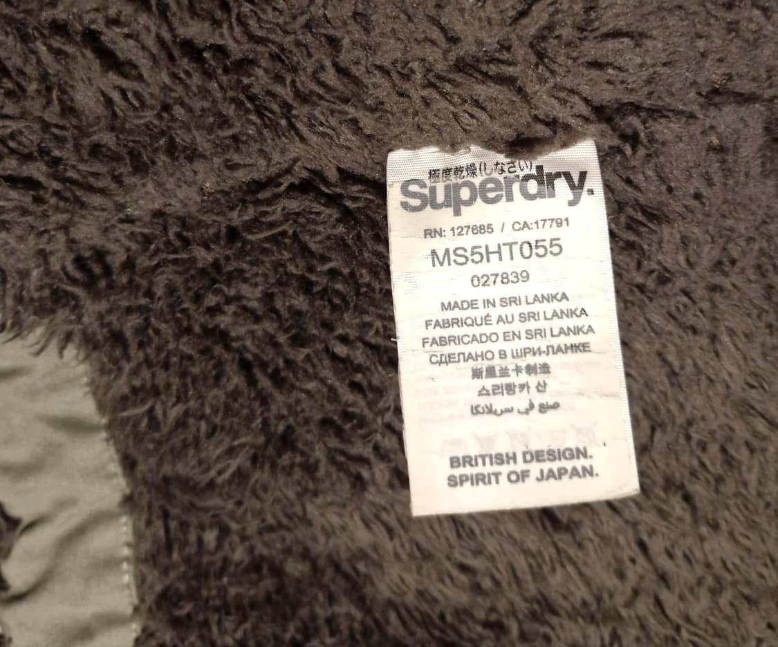 슈퍼드라이 레지먼트 밀리터리 자켓 M  상품이미지5