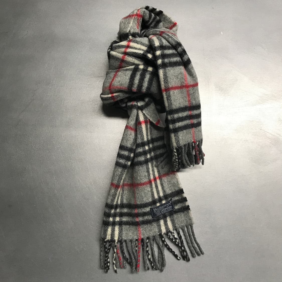 버버리 정품 램스울 머플러 그레이 상품이미지1