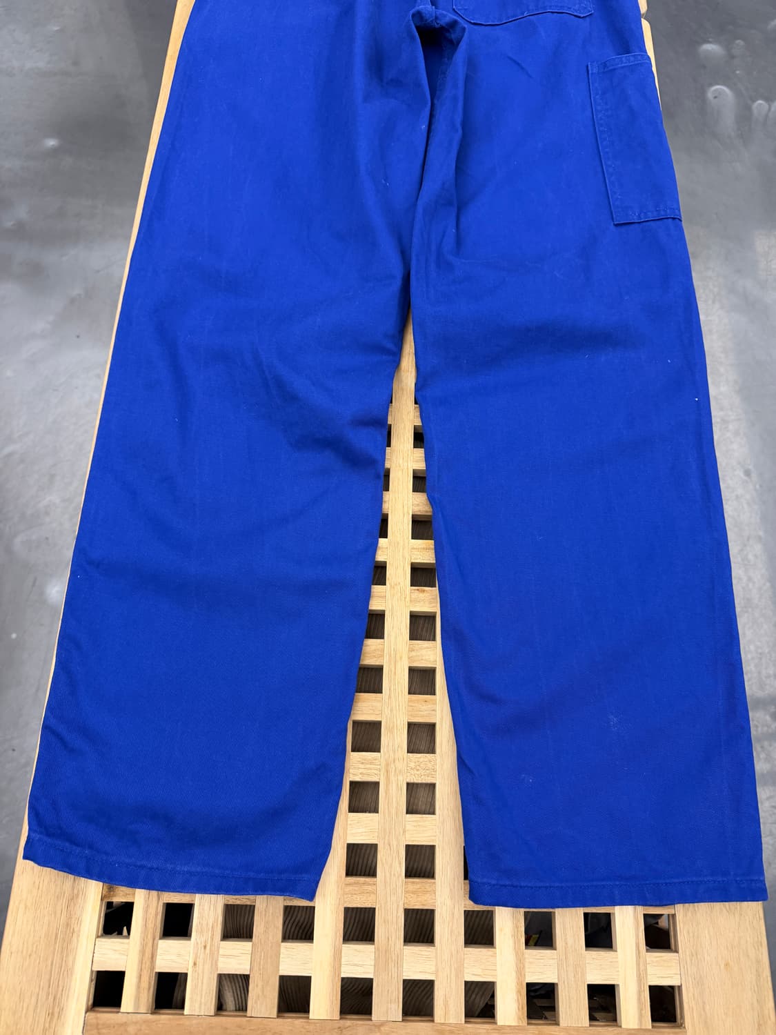 OLD VINTAGE WASHED BLUE FRENCH 프렌치워크팬츠 상품이미지8