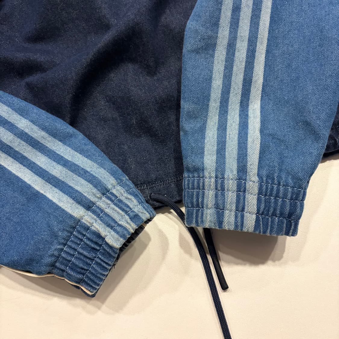 [M] 아디다스 데님 후드 아노락 제니 착용 C459 상품이미지7