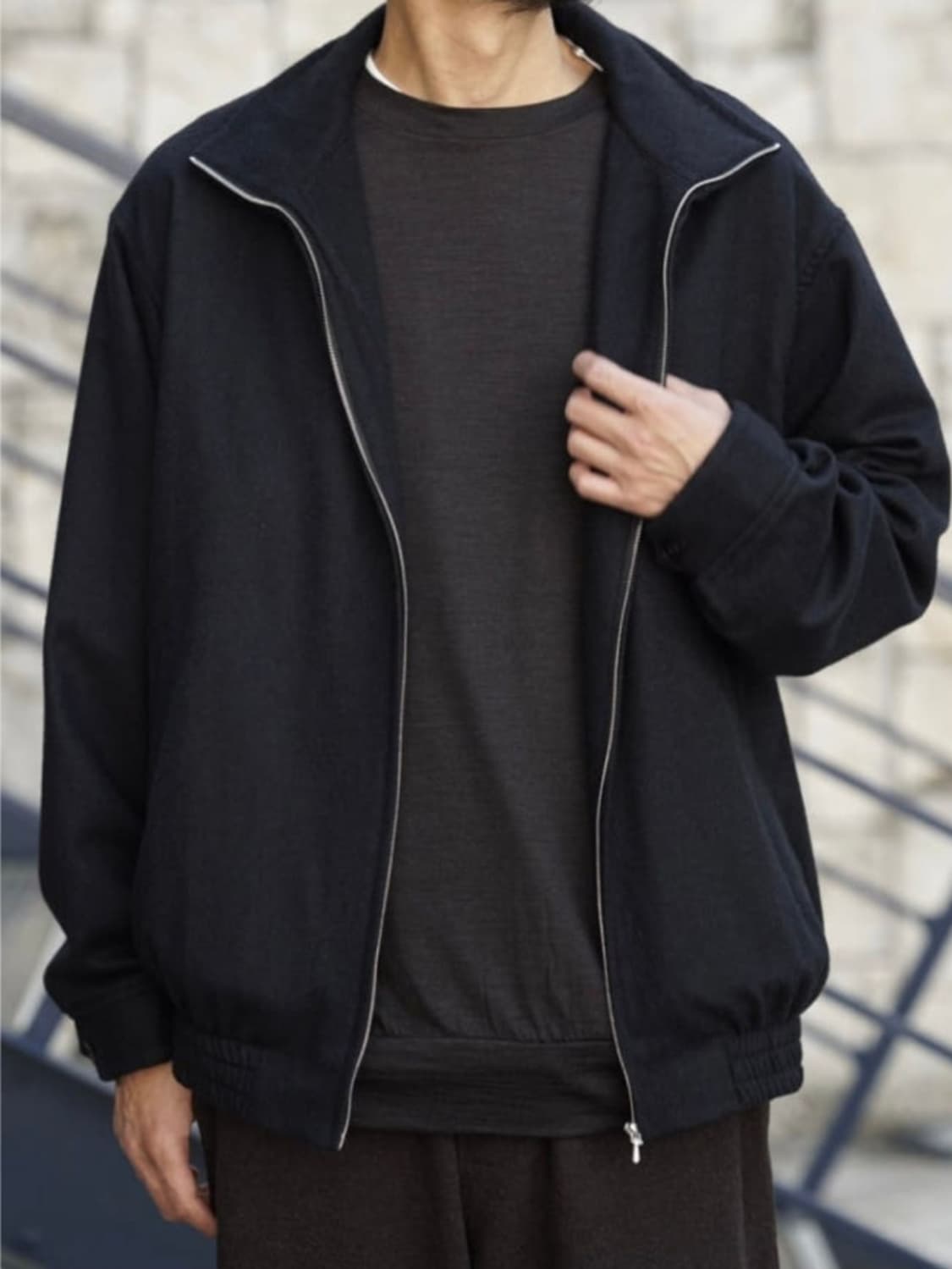 [3] 22AW 코모리 캐시미어 트랙자켓 네이비 팝니다 상품이미지3