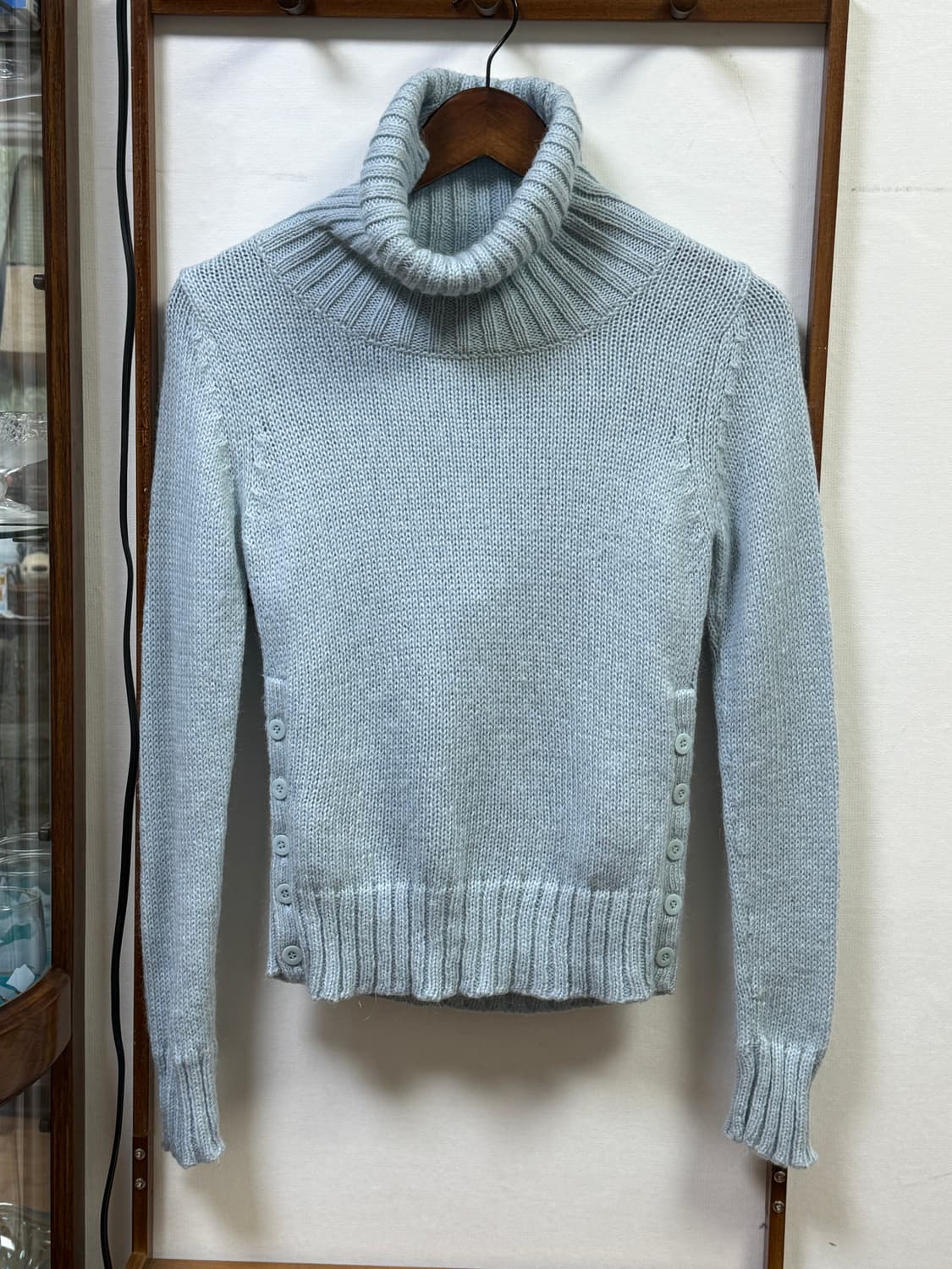 블루 솜사탕 목폴라니트 상품이미지1