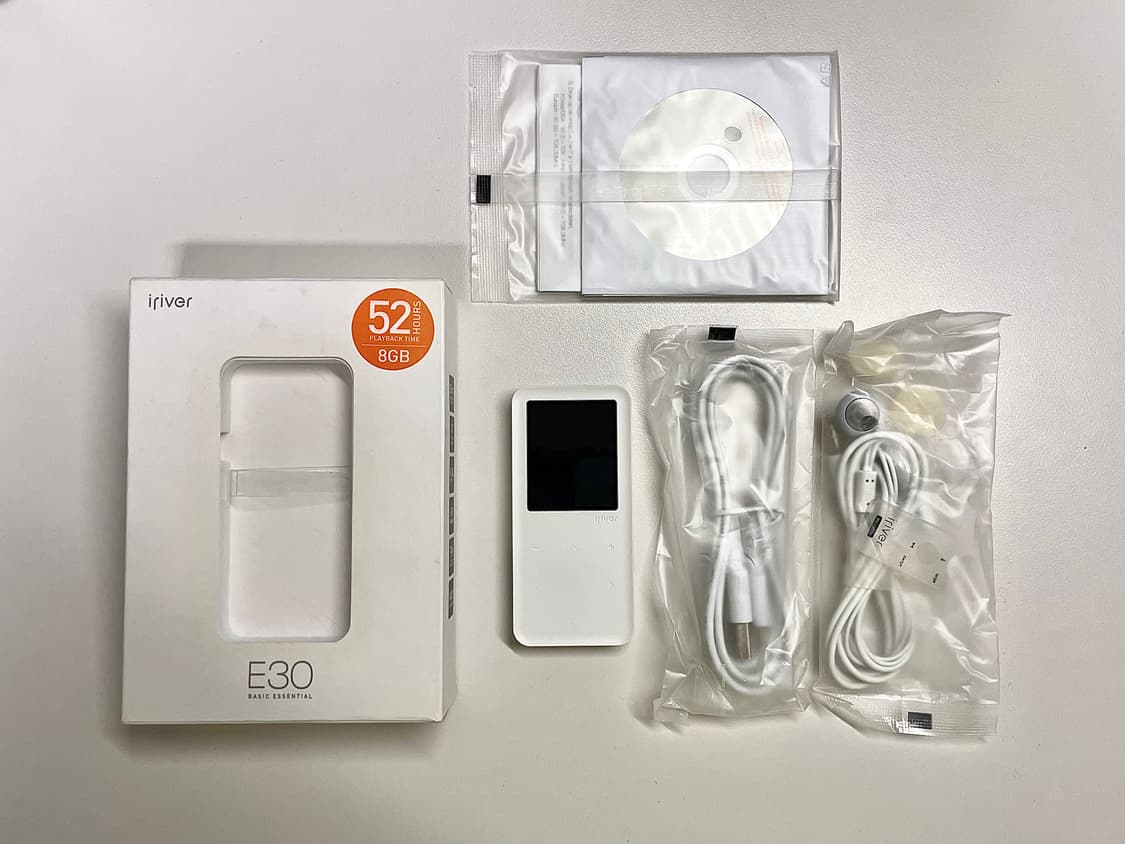 [풀박스] 아이리버 E30 mp3 상품이미지7