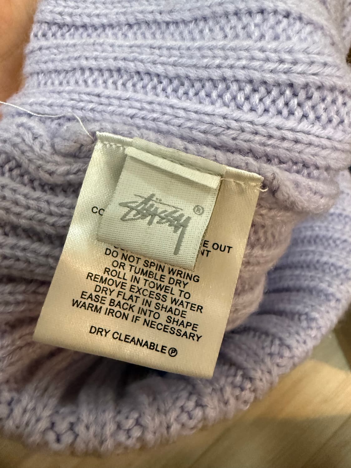 스투시 그래피티 리브 니트 비니 orchid 색상 상품이미지3