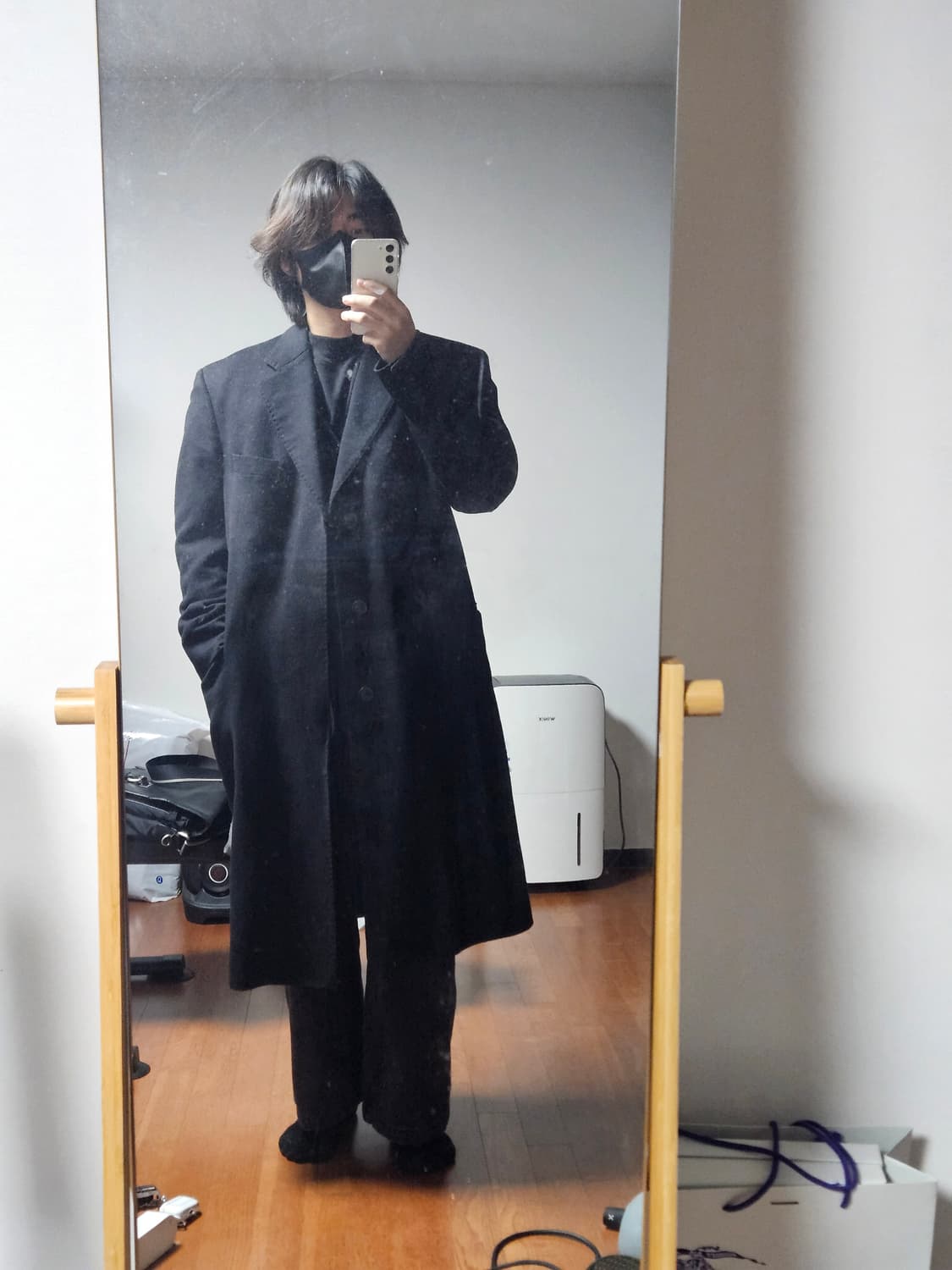 캐시미어 100% 싱글코트 상품이미지8