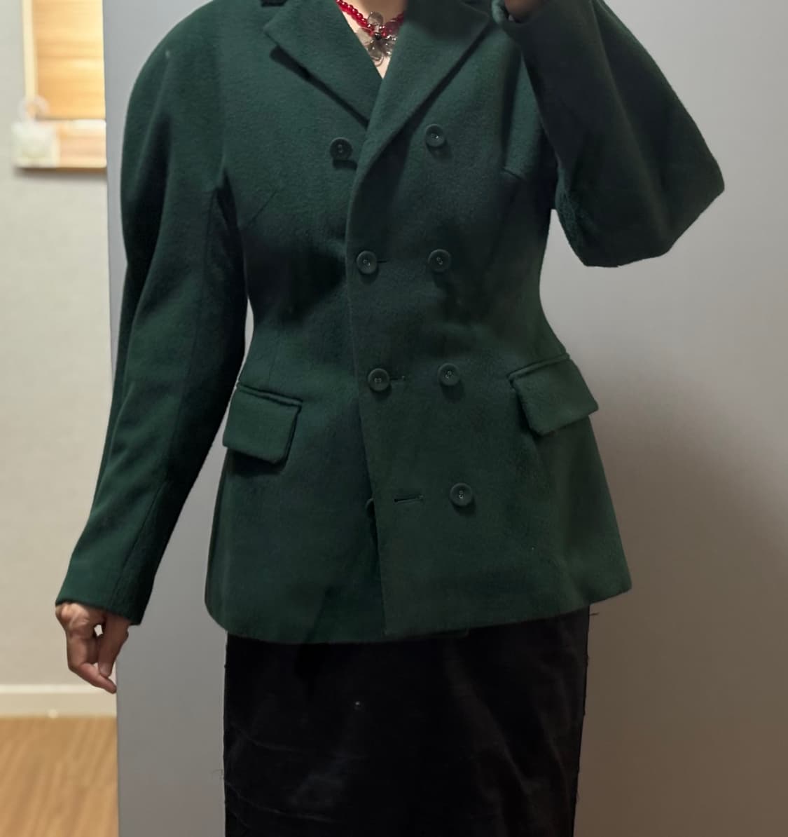 푸시버튼 그린 자켓  상품이미지7