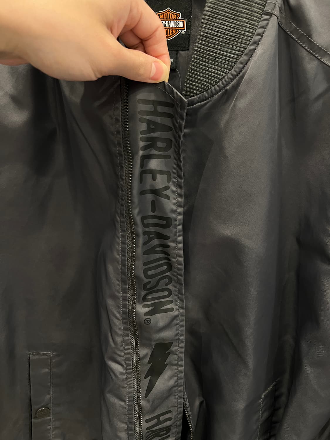 Harley-Davidson 할리데이비슨 ma-1 항공 점퍼 상품이미지5