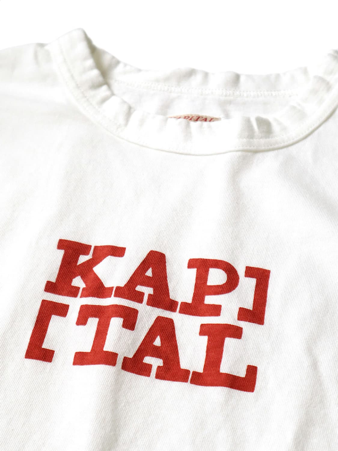 KAPITAL Rookie Crewneck T-Shirt Red (M) 상품이미지3