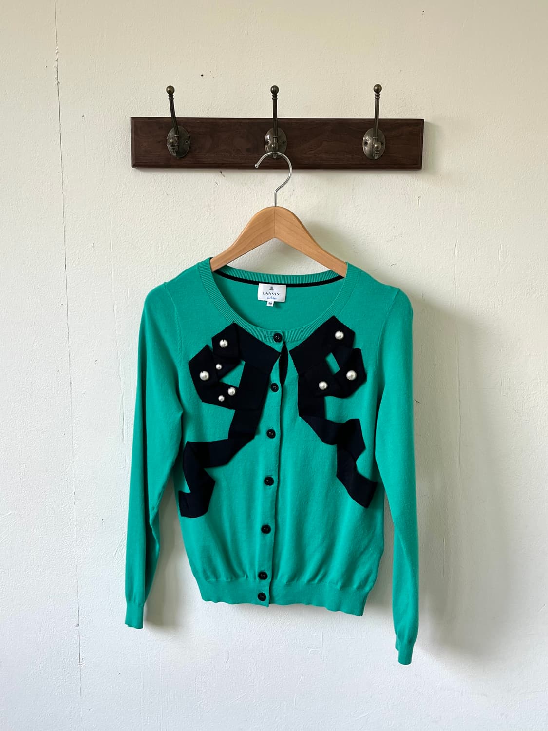 LANVIN 아트 타이 가디건 상품이미지1