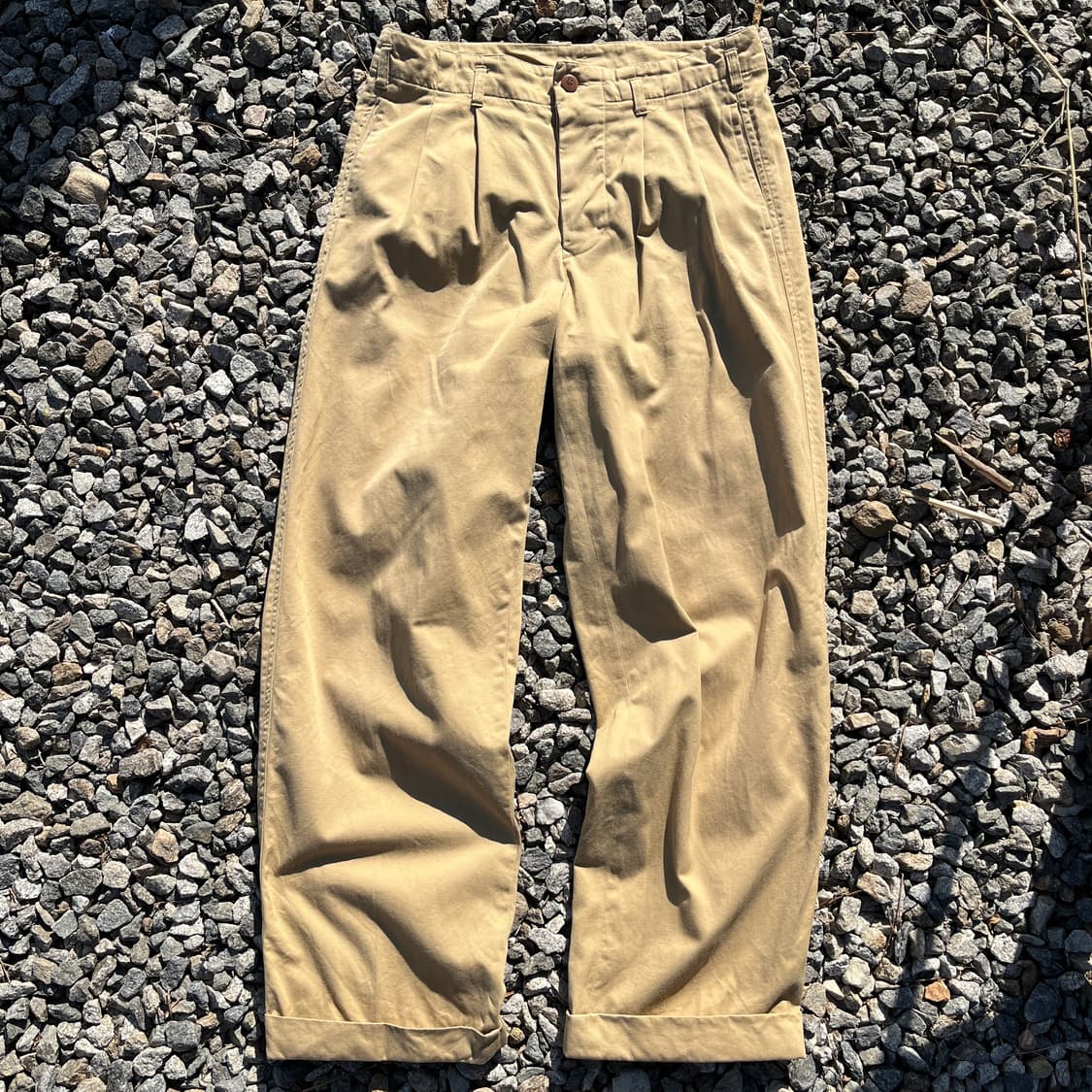 particular 빈티지 핀턱 와이드 팬츠 (실측확인) 상품이미지1