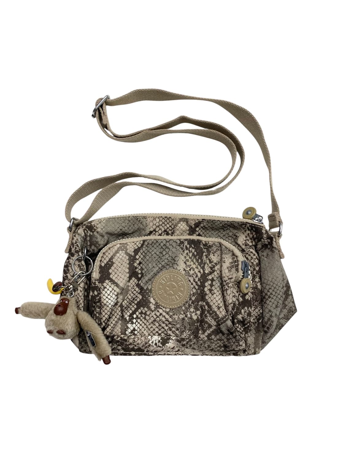 키플링 y2k 파이톤패턴 크로스백 상품이미지1