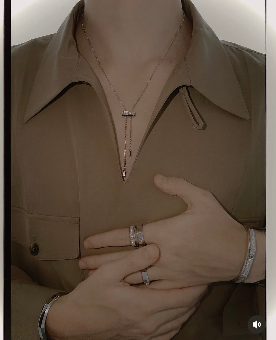 렉토 26SS 투포켓 헌팅탑 셔츠 베이지 카키 상품이미지4