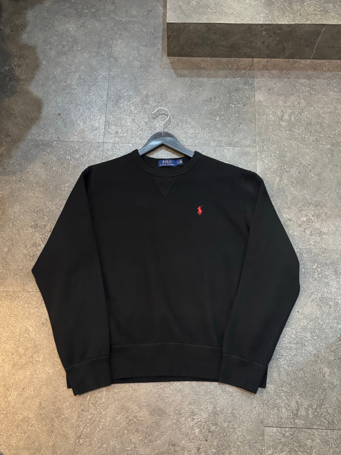 폴로 랄프로렌 맨투맨 블랙 L사이즈 상품이미지2